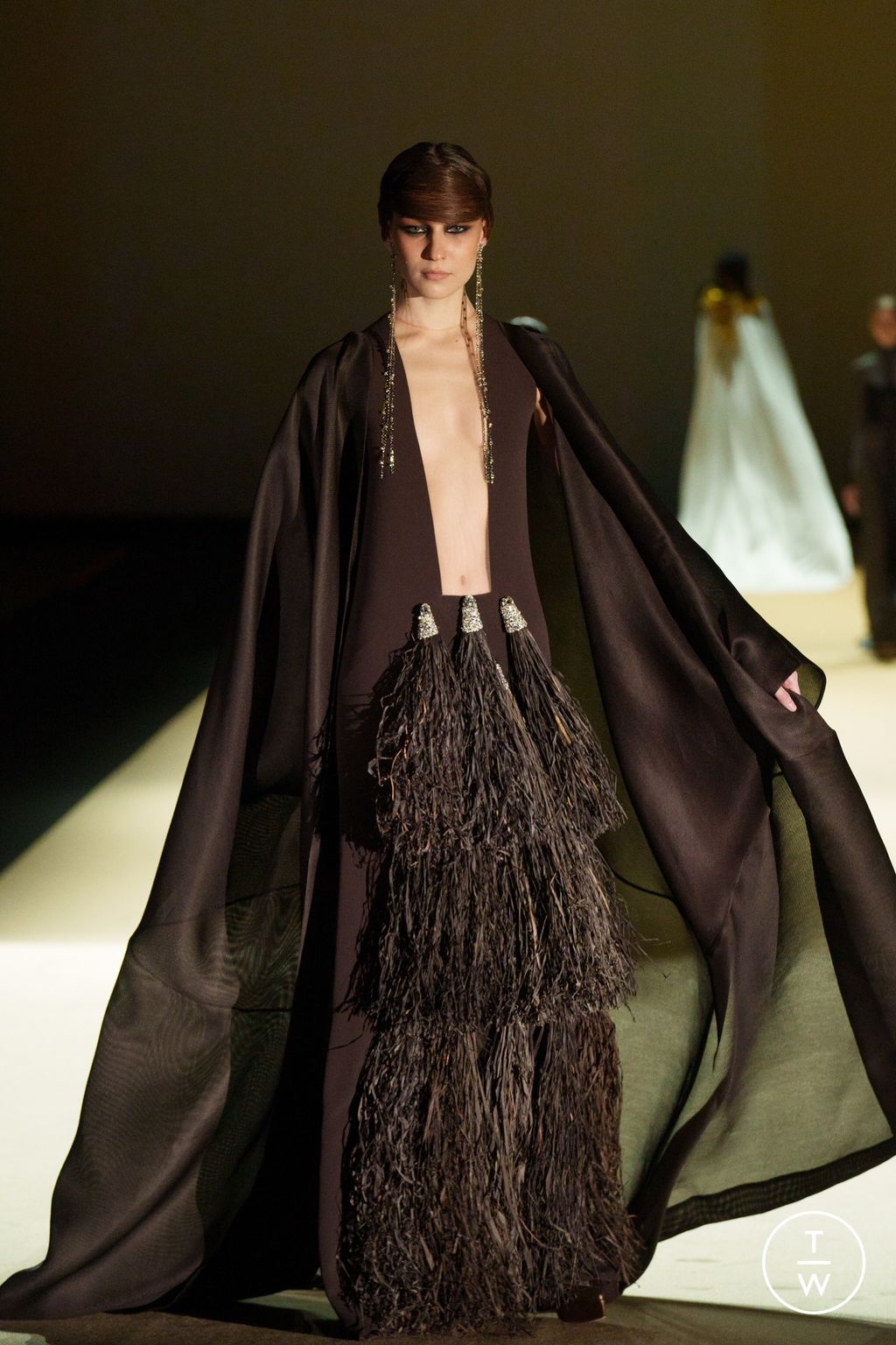 Fashion Week Paris Spring/Summer 2024 look 24 from the Stephane Rolland collection couture