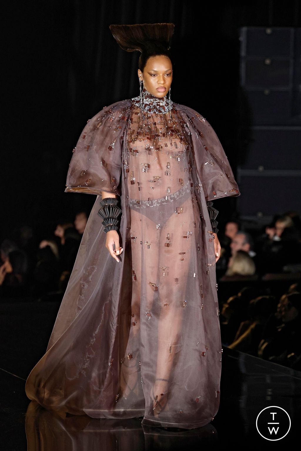 Fashion Week Paris Spring/Summer 2025 look 17 de la collection Stephane Rolland couture