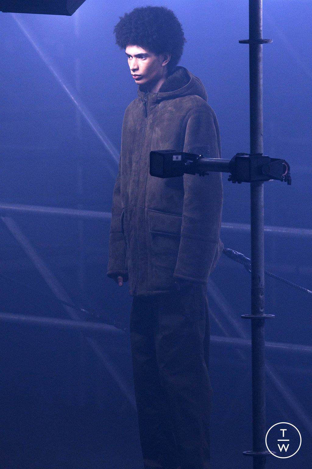 Fashion Week Milan Fall/Winter 2024 look 1 from the Stone Island collection menswear