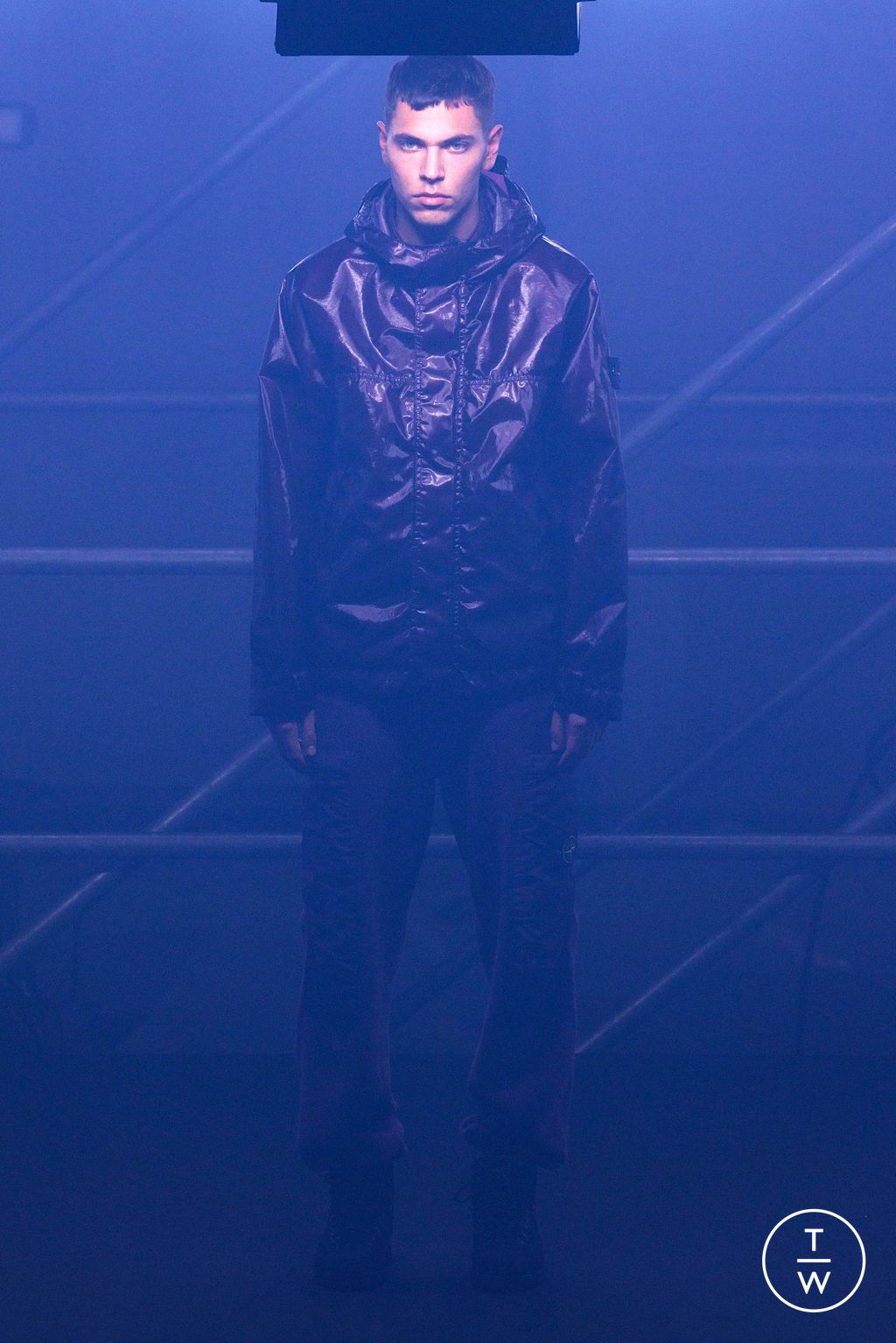 Fashion Week Milan Fall/Winter 2024 look 5 from the Stone Island collection 男装