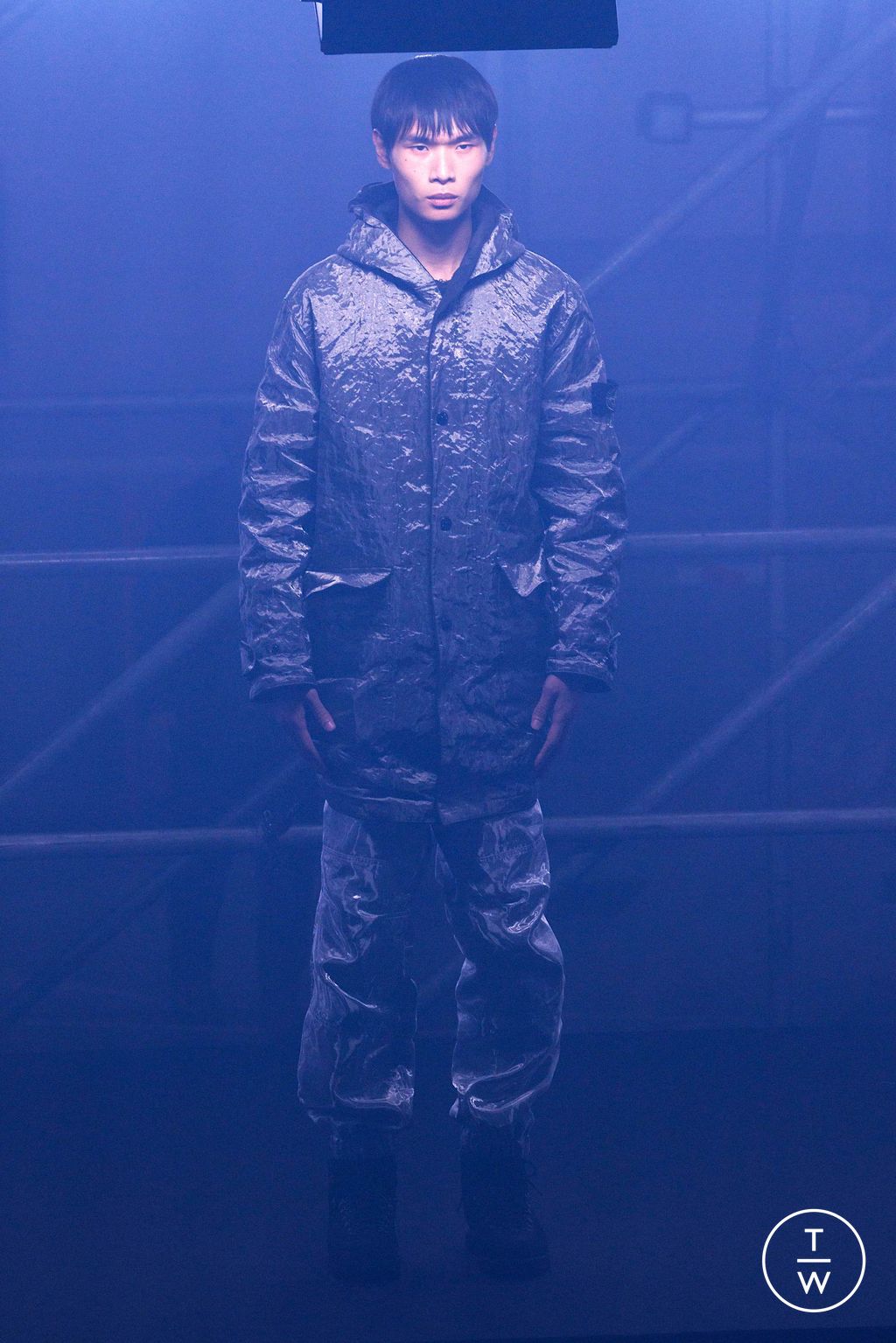 Fashion Week Milan Fall/Winter 2024 look 6 from the Stone Island collection menswear