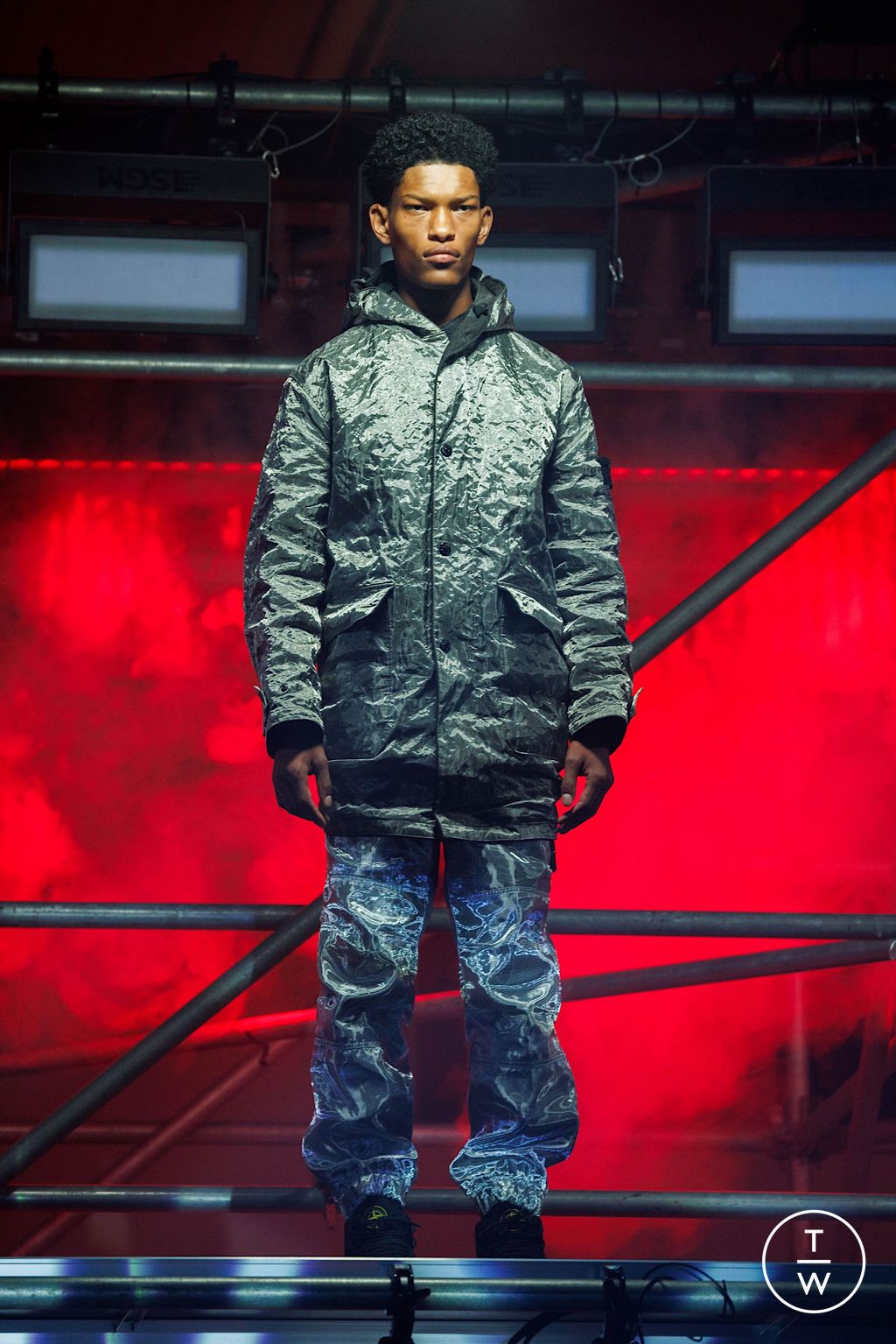 Fashion Week Milan Fall/Winter 2024 look 8 from the Stone Island collection 男装