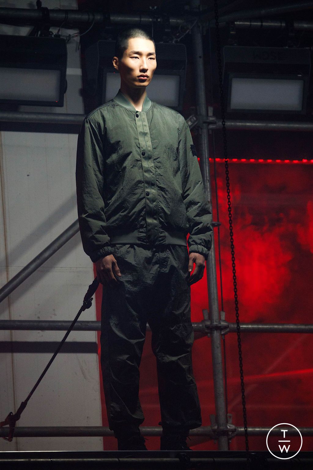 Fashion Week Milan Fall/Winter 2024 look 20 from the Stone Island collection 男装