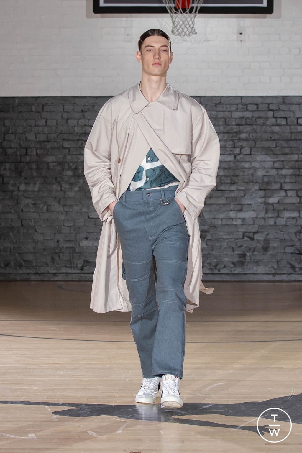 Fashion Week London Fall/Winter 2020 look 9 from the Studio Alch collection menswear