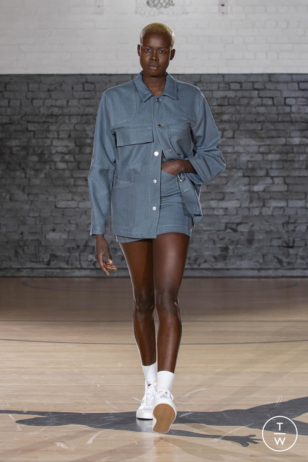 Fashion Week London Fall/Winter 2020 look 11 from the Studio Alch collection menswear