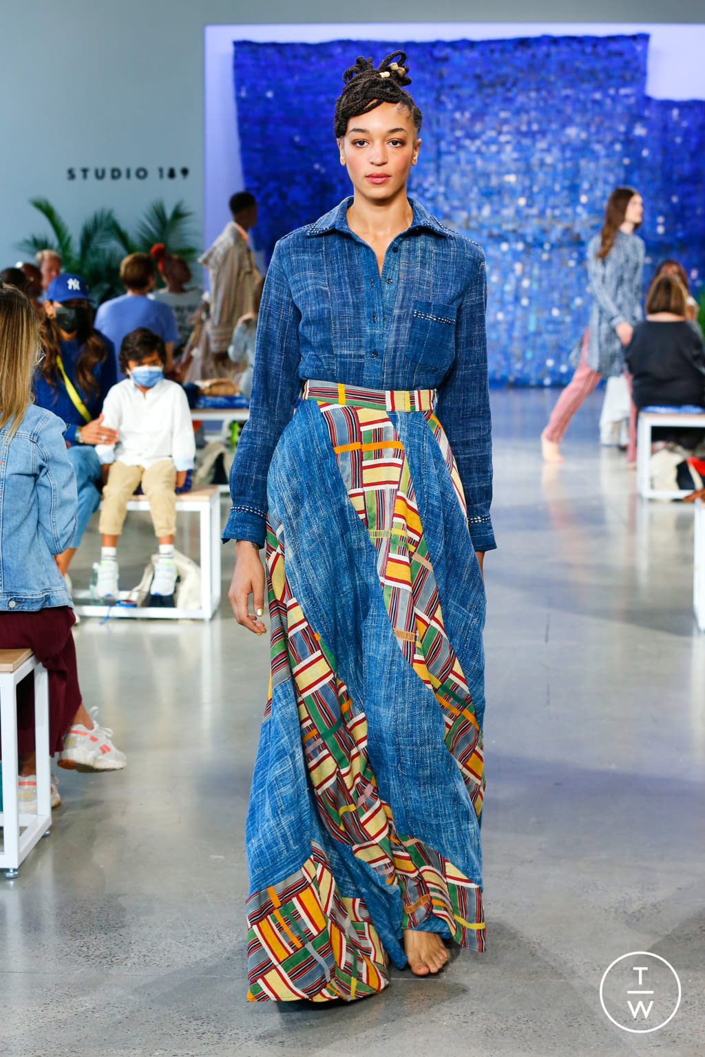 Fashion Week New York Spring/Summer 2022 look 19 from the Studio 189 collection womenswear