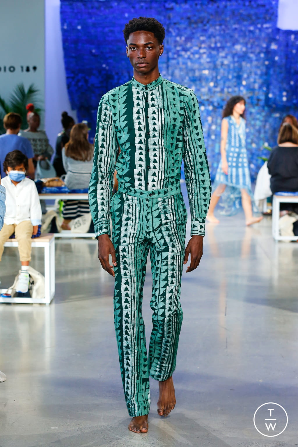 Fashion Week New York Spring/Summer 2022 look 22 from the Studio 189 collection womenswear