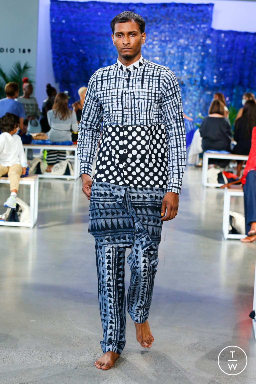 Fashion Week New York Spring/Summer 2022 look 25 from the Studio 189 collection womenswear