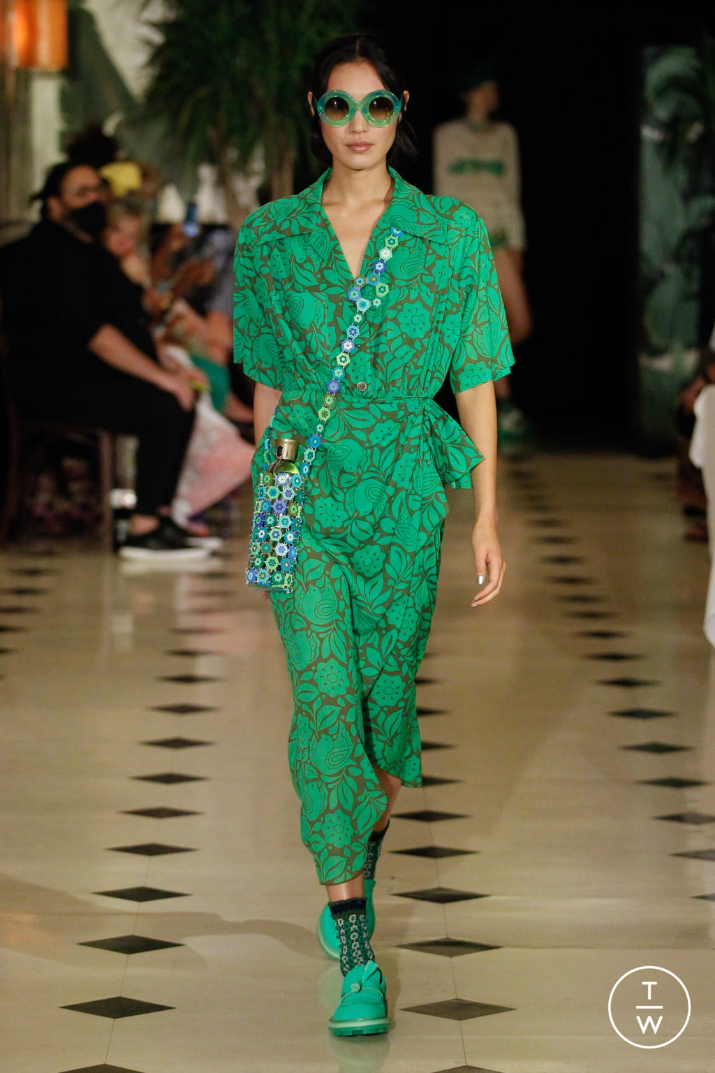 Fashion Week New York Spring/Summer 2022 look 8 from the Anna Sui collection womenswear