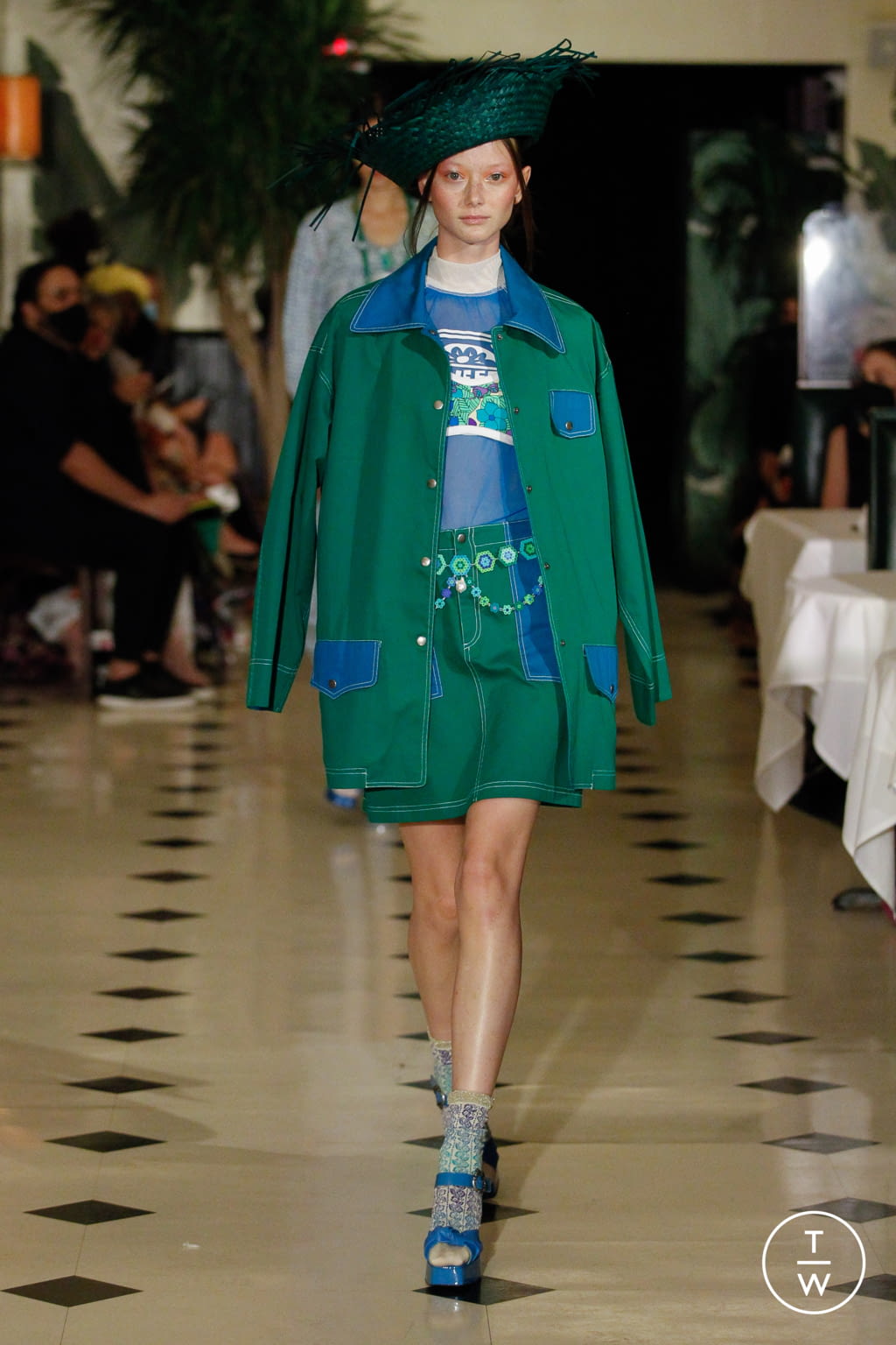 Fashion Week New York Spring/Summer 2022 look 26 from the Anna Sui collection womenswear