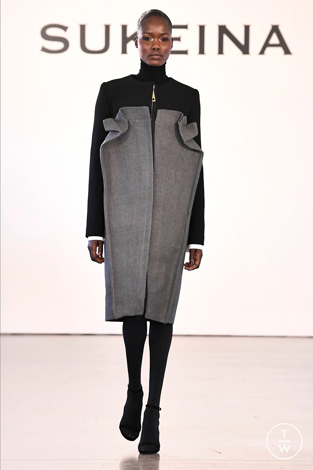 Fashion Week New York Fall/Winter 2023 look 7 from the Sukeina collection womenswear