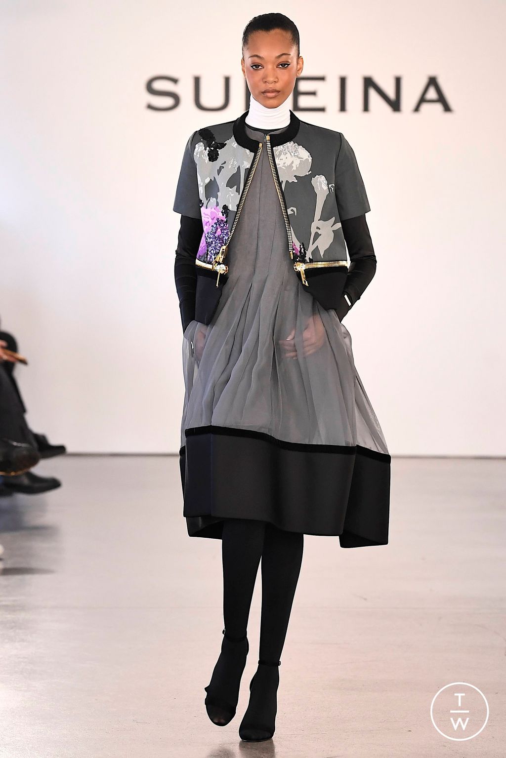 Fashion Week New York Fall/Winter 2023 look 13 from the Sukeina collection womenswear