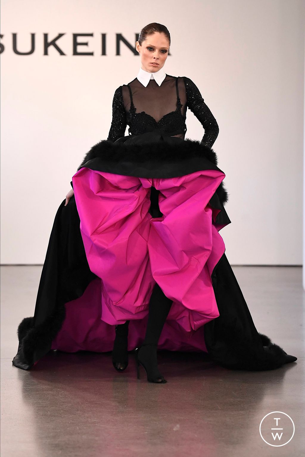 Fashion Week New York Fall/Winter 2023 look 25 from the Sukeina collection womenswear