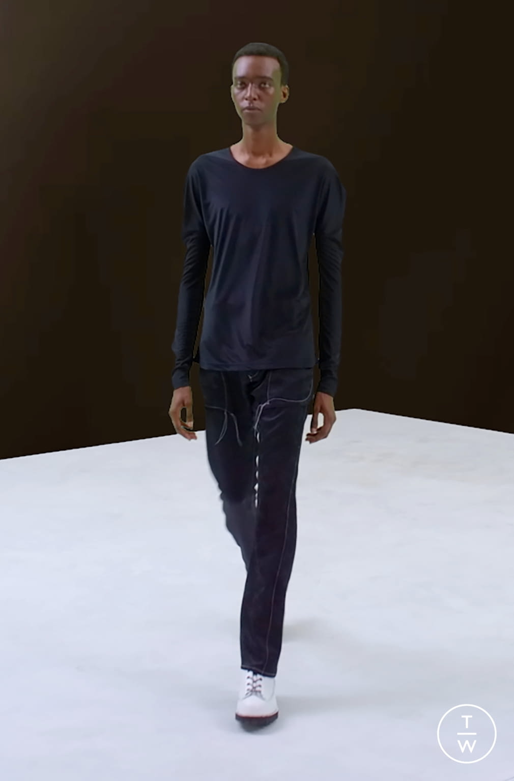 Fashion Week Paris Spring/Summer 2022 look 26 from the Sulvam collection 男装
