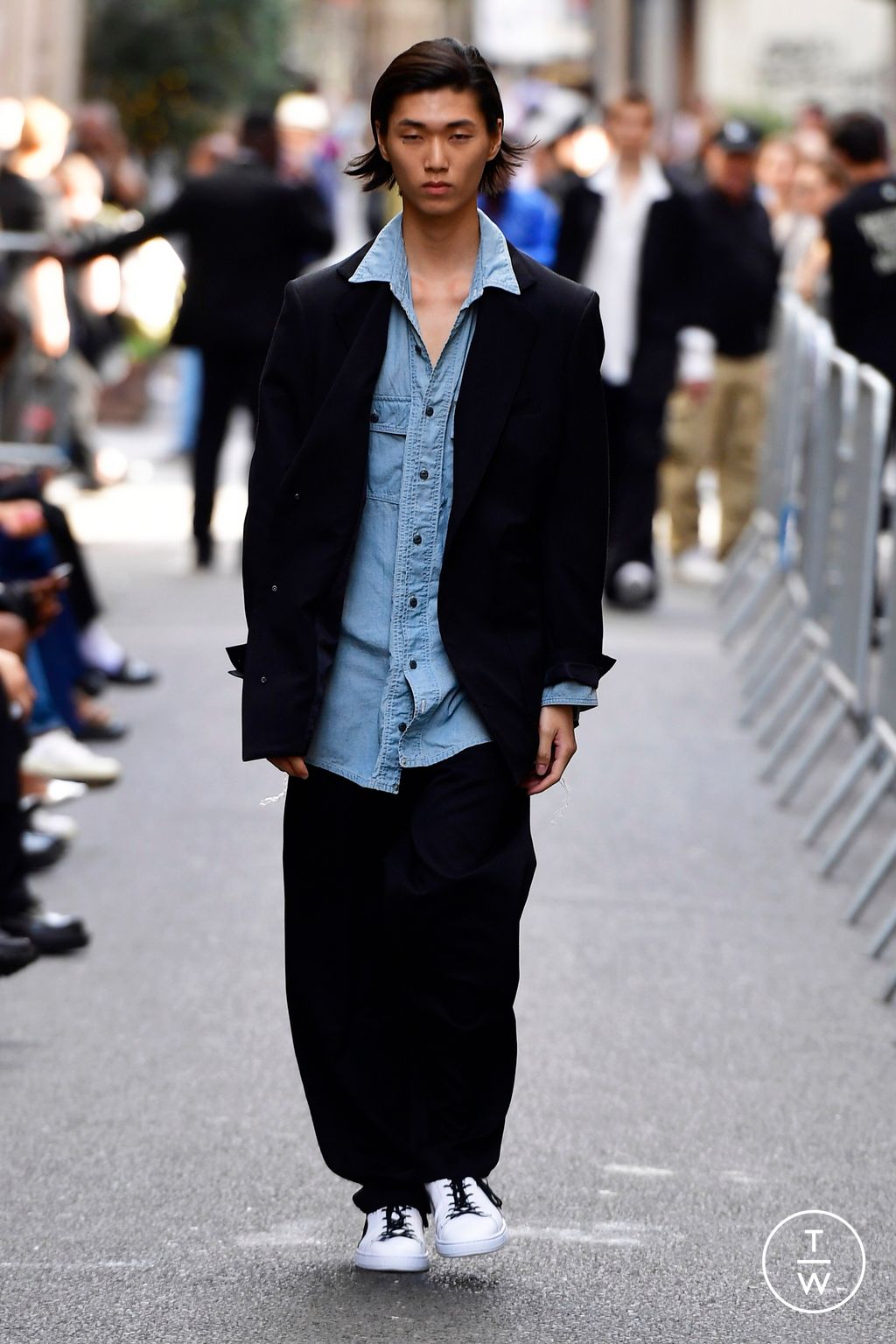 Fashion Week Paris Spring/Summer 2024 look 1 from the Sulvam collection menswear