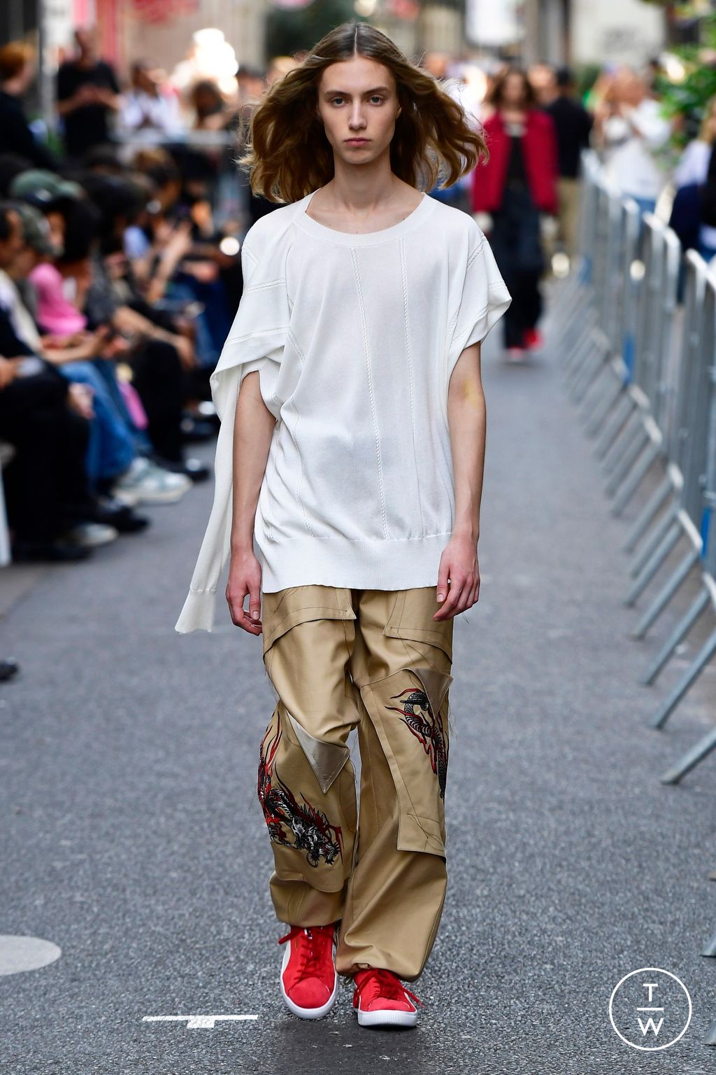 Fashion Week Paris Spring/Summer 2024 look 7 from the Sulvam collection menswear