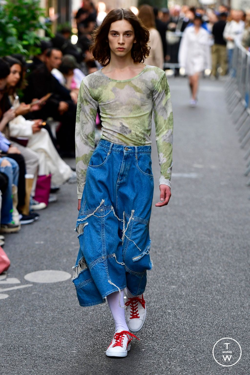 Fashion Week Paris Spring/Summer 2024 look 23 from the Sulvam collection menswear