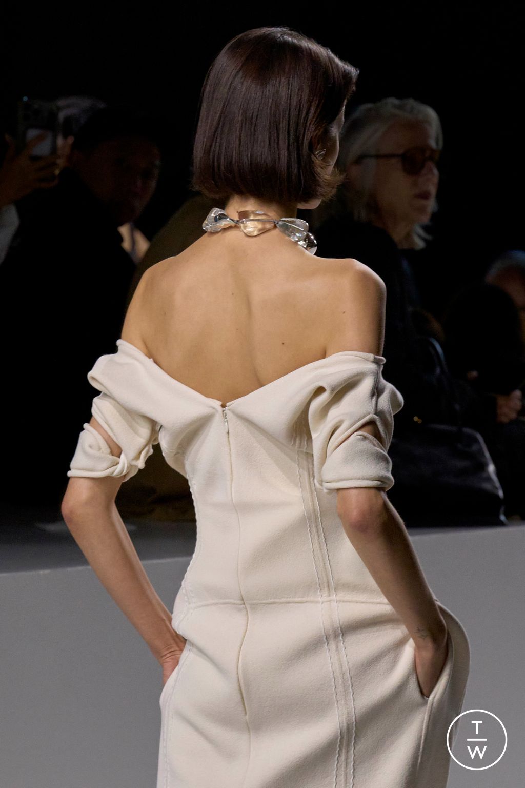 Fashion Week Milan Spring/Summer 2026 look 8 from the Bottega Veneta collection womenswear accessories