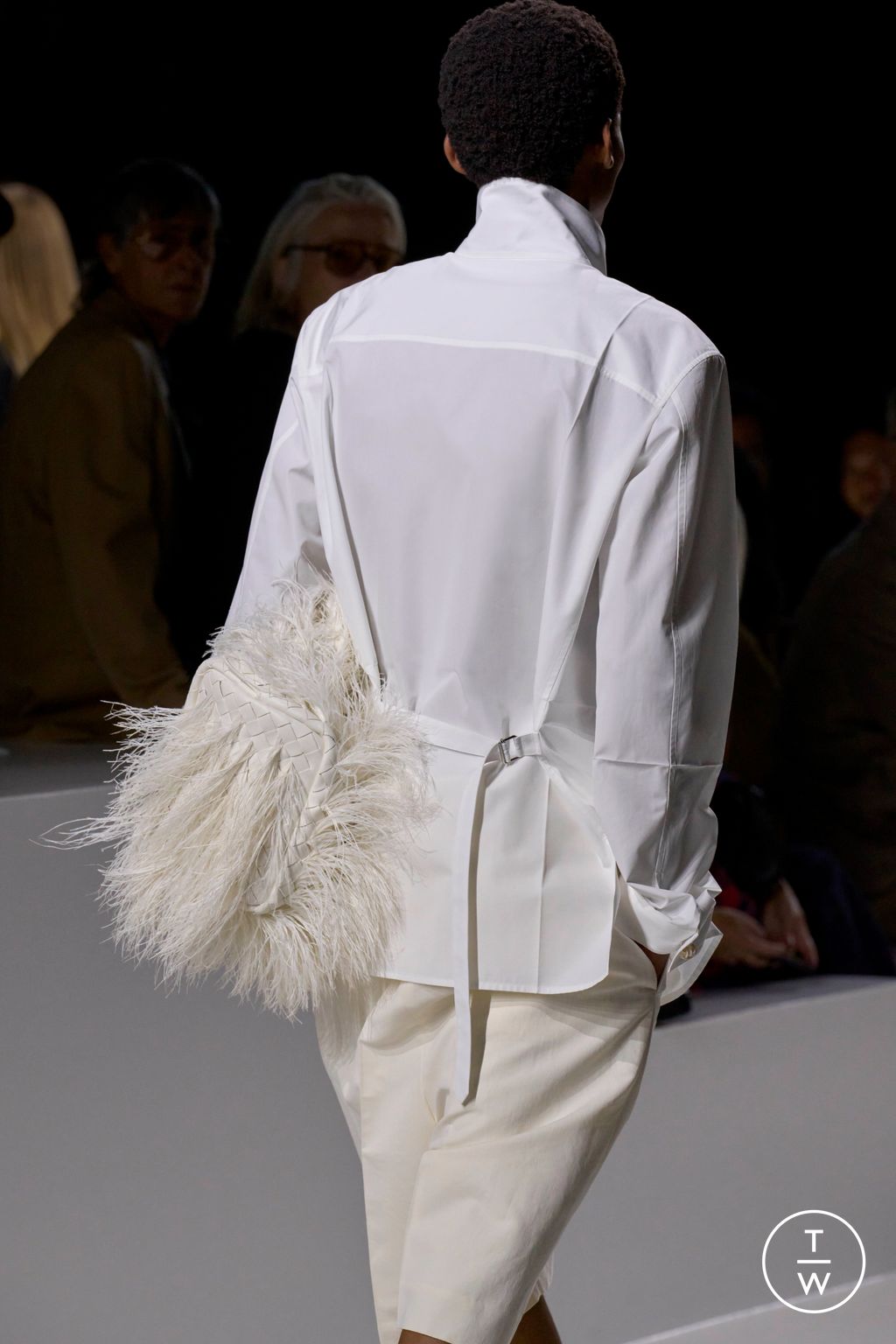 Fashion Week Milan Spring/Summer 2026 look 12 from the Bottega Veneta collection womenswear accessories