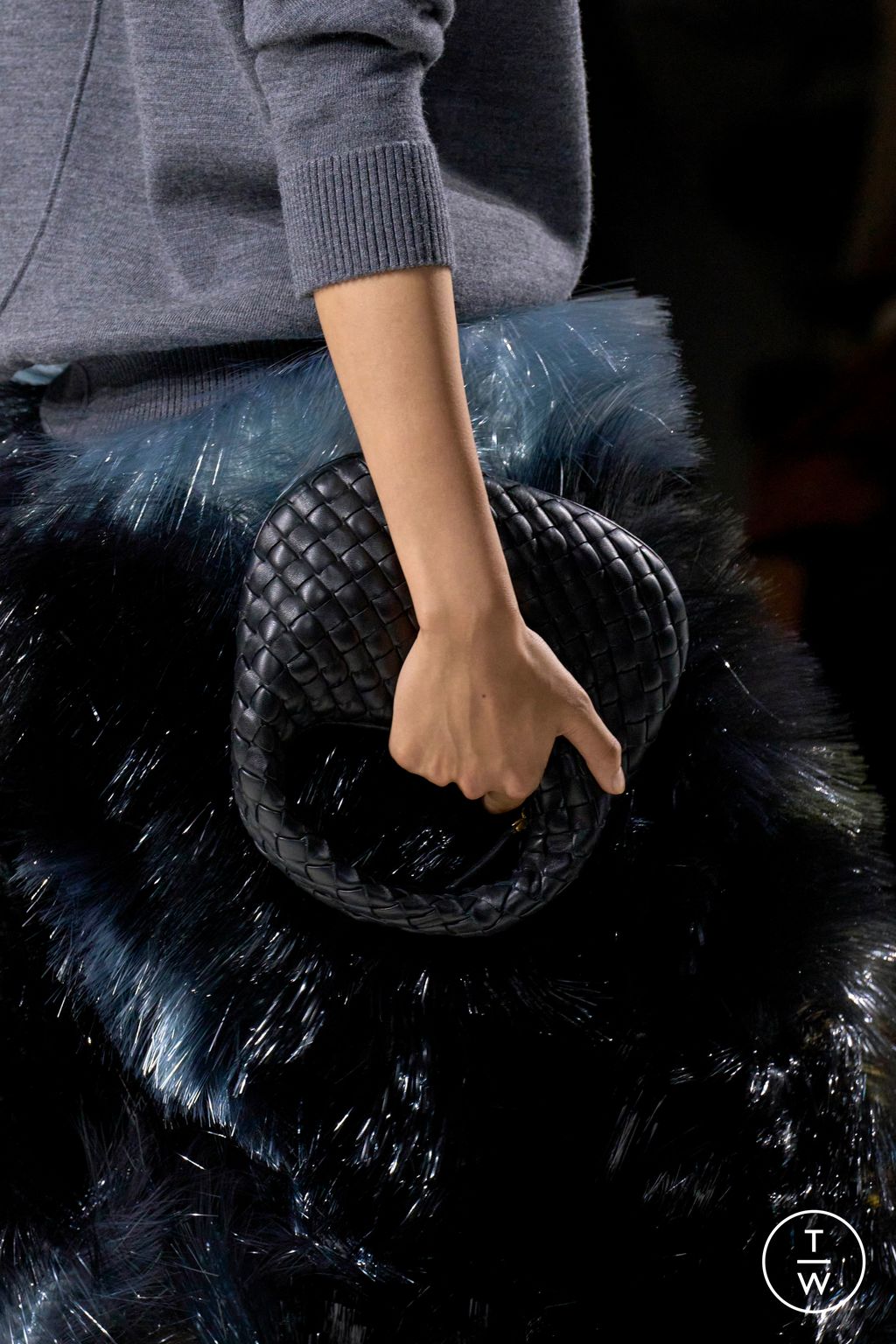 Fashion Week Milan Spring/Summer 2026 look 39 from the Bottega Veneta collection womenswear accessories