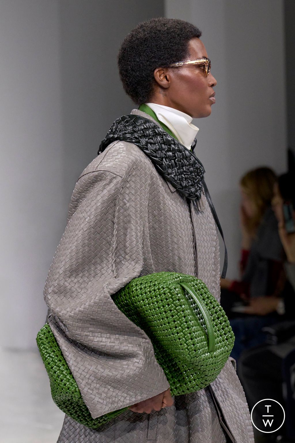 Fashion Week Milan Spring/Summer 2026 look 55 from the Bottega Veneta collection womenswear accessories