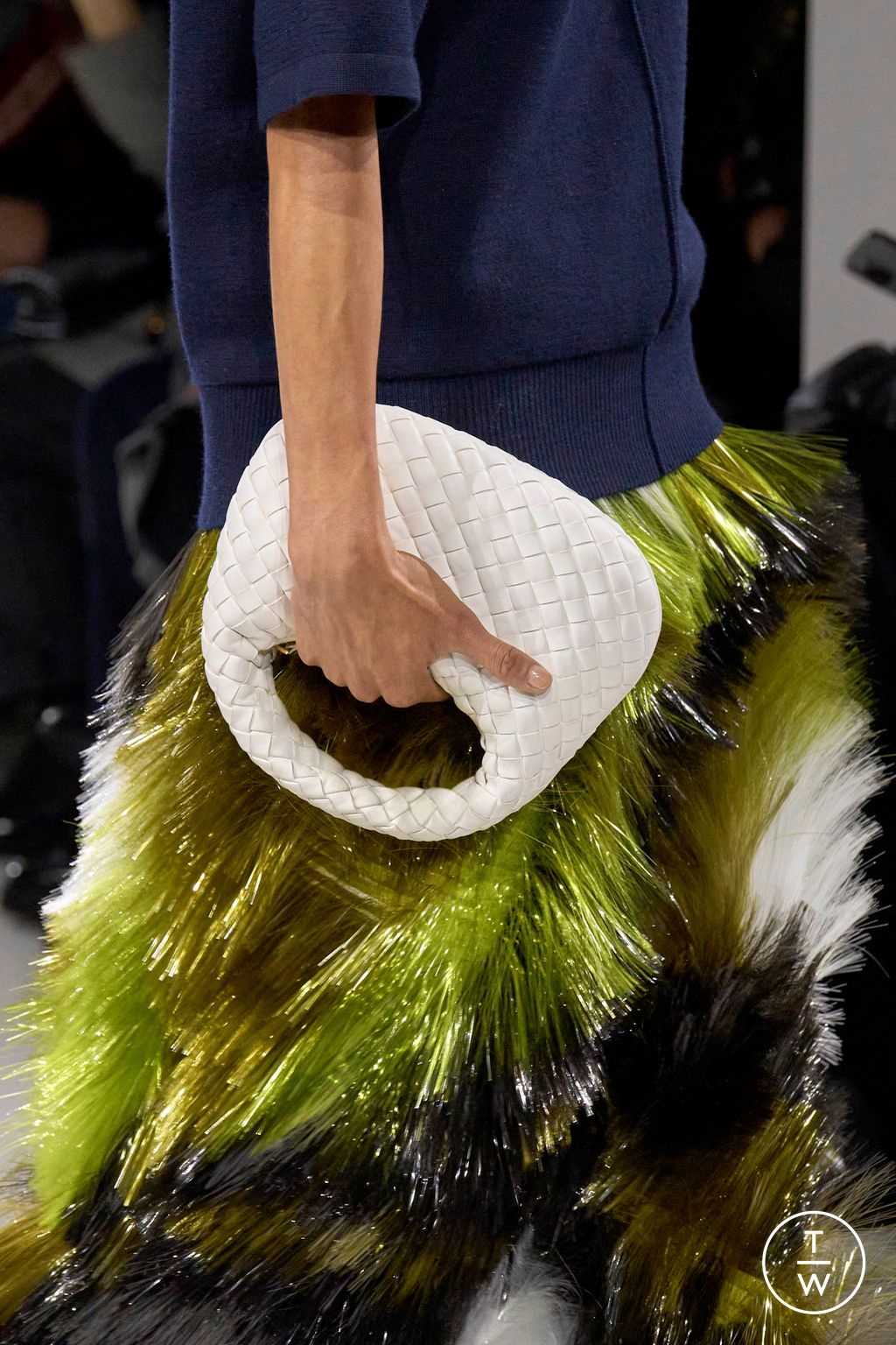 Fashion Week Milan Spring/Summer 2026 look 85 from the Bottega Veneta collection womenswear accessories