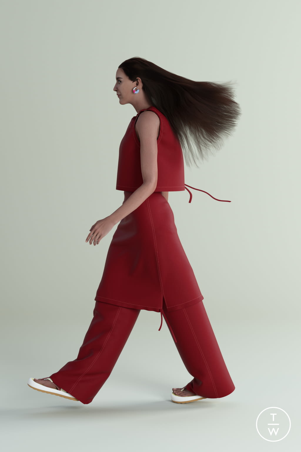 Fashion Week Milan Spring/Summer 2022 look 19 de la collection Sunnei menswear