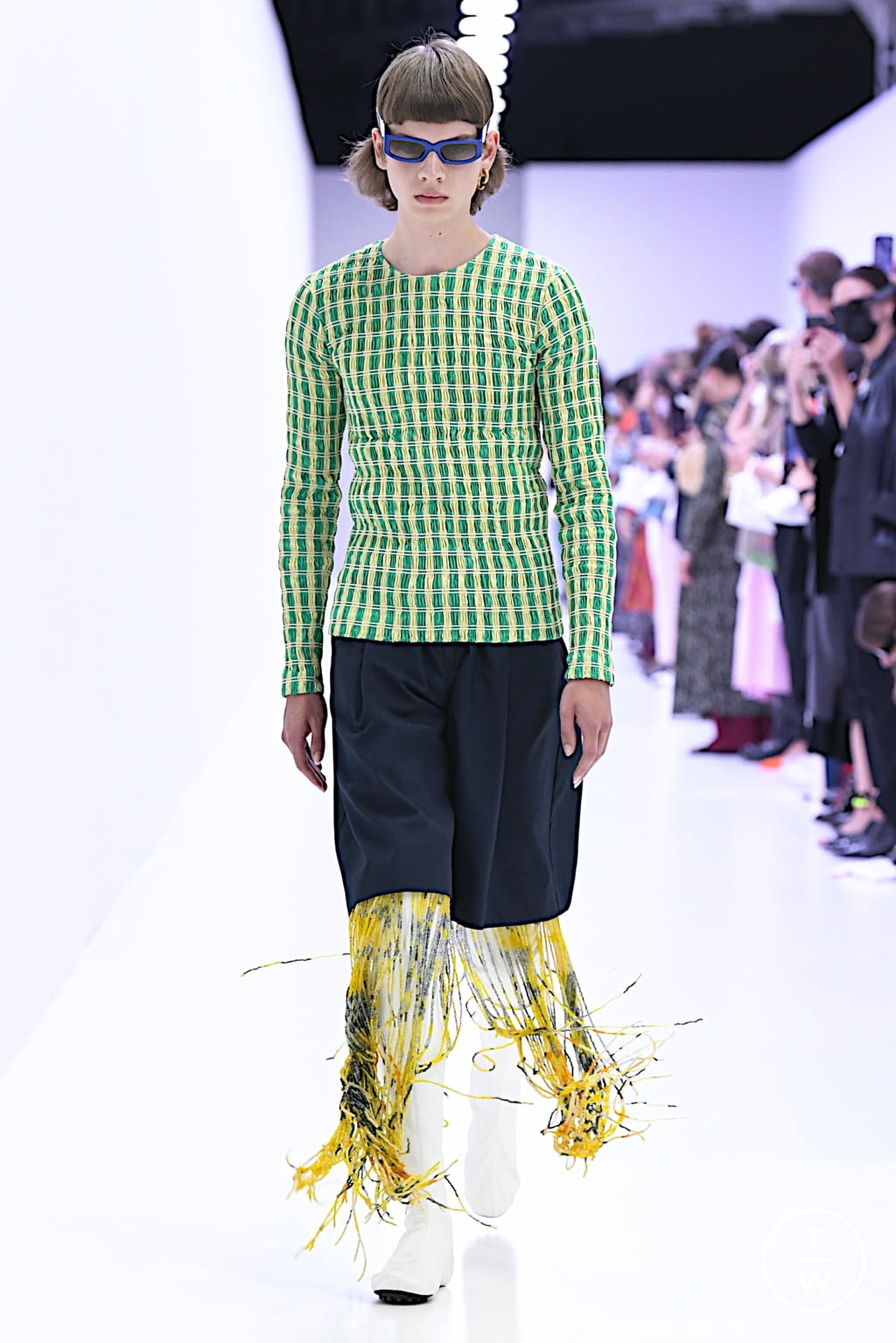 Fashion Week Milan Spring/Summer 2022 look 4 from the Sunnei collection 女装