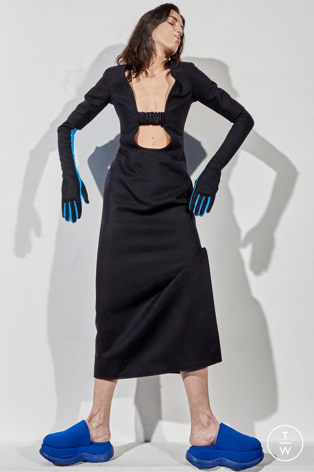 Fashion Week Milan Fall/Winter 2021 look 19 de la collection Sunnei womenswear