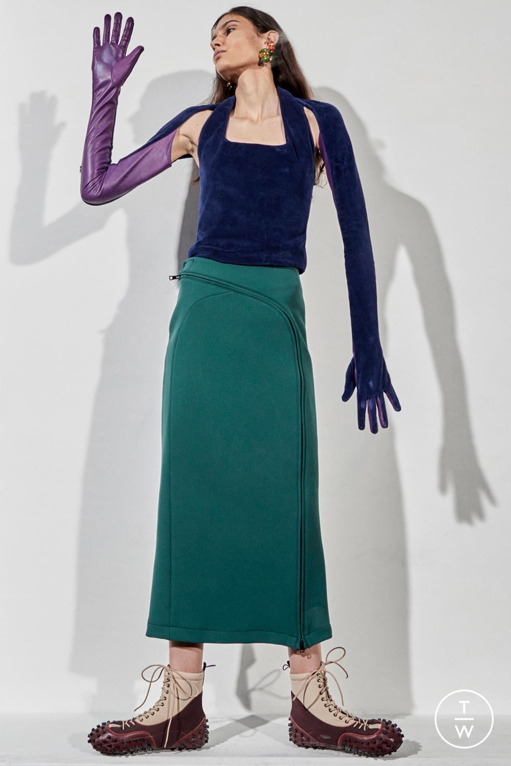 Fashion Week Milan Fall/Winter 2021 look 28 de la collection Sunnei womenswear