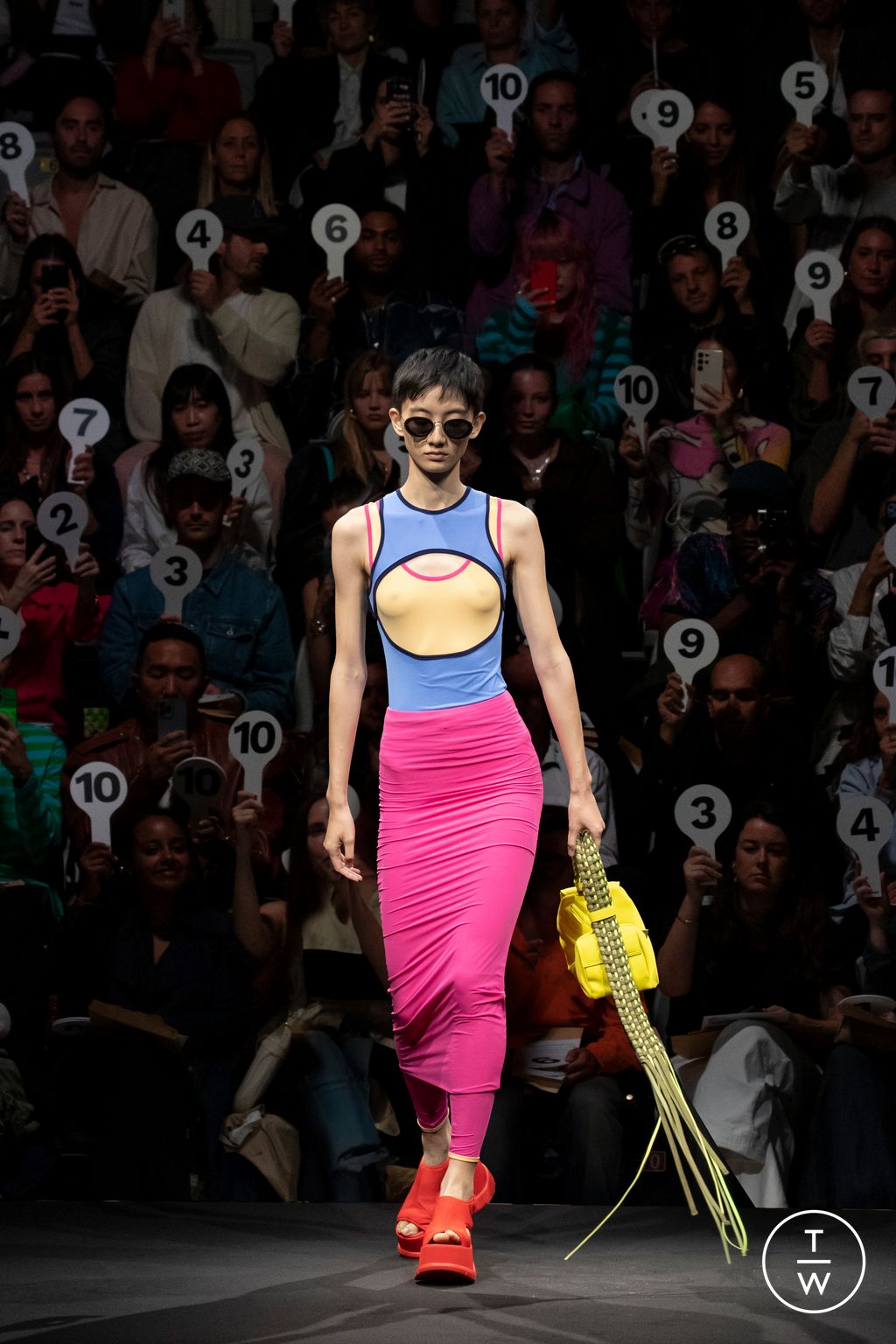 Fashion Week Milan Spring/Summer 2024 look 11 de la collection Sunnei womenswear