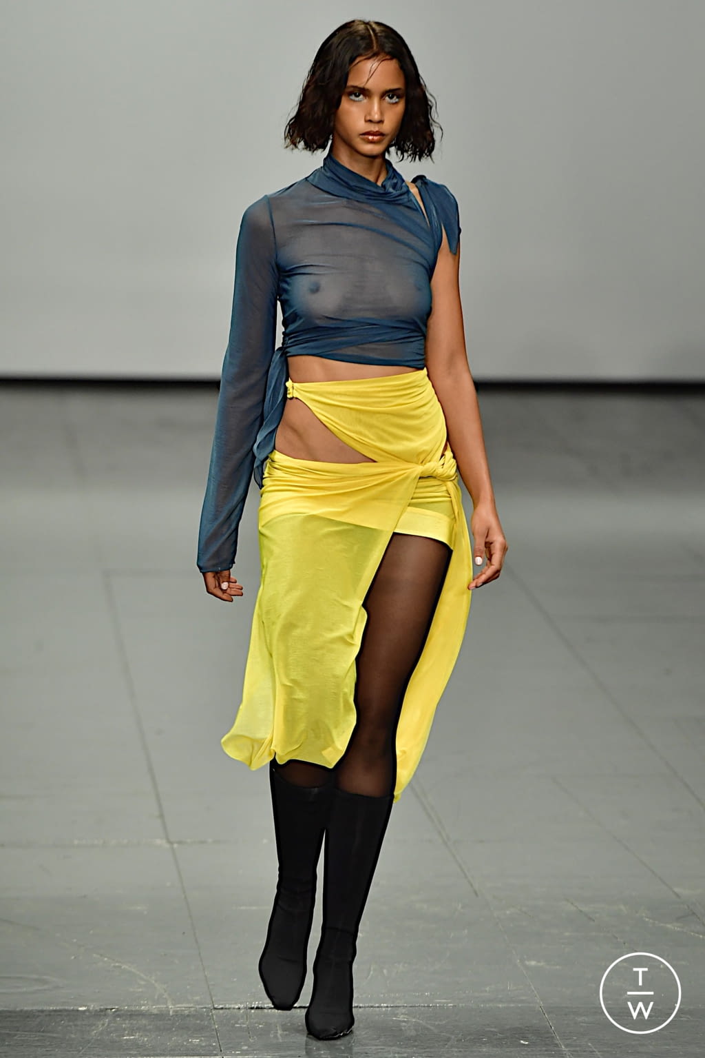 Fashion Week London Fall/Winter 2022 look 6 from the Supriya Lele collection womenswear