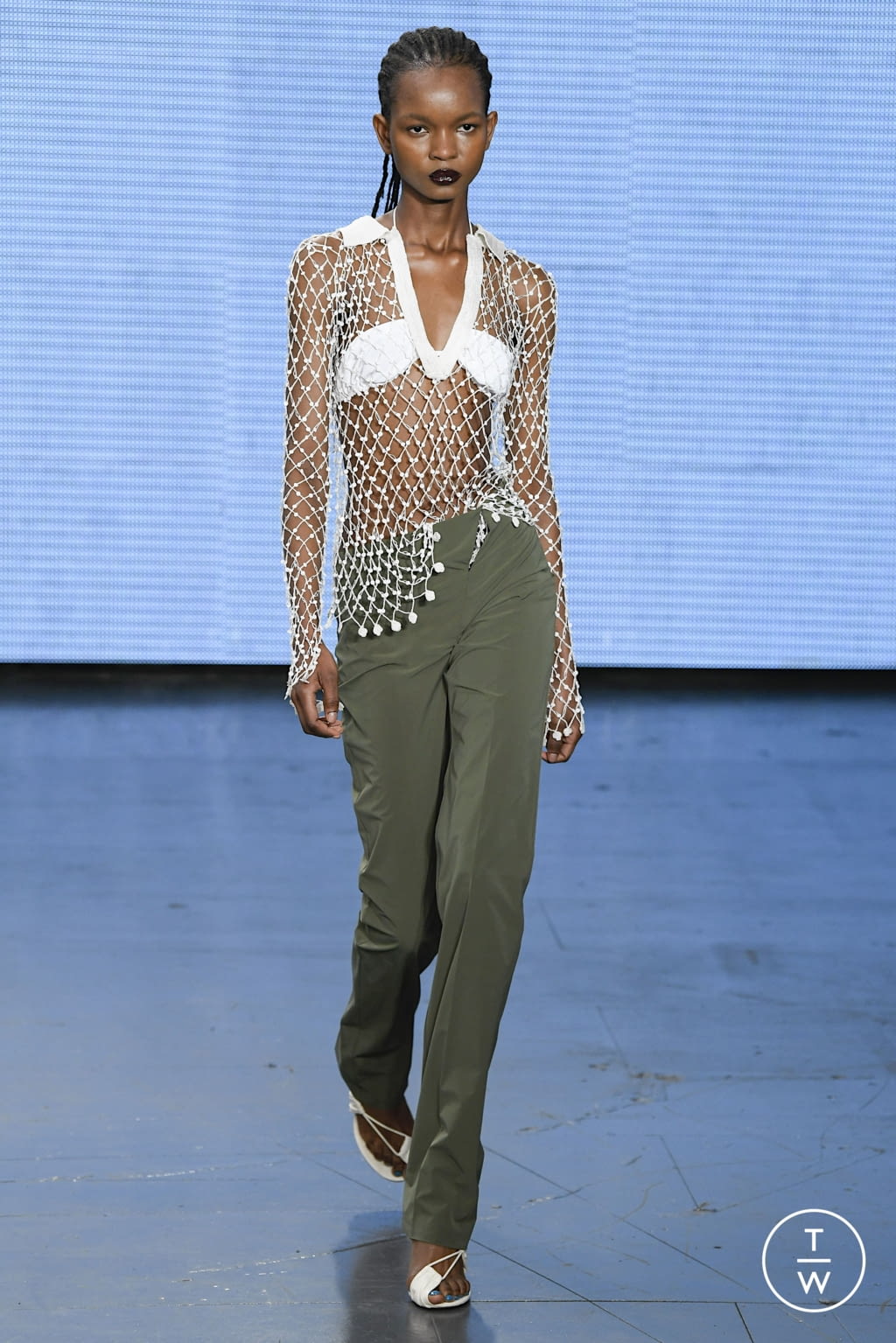 Fashion Week London Spring/Summer 2022 look 10 from the Supriya Lele collection 女装