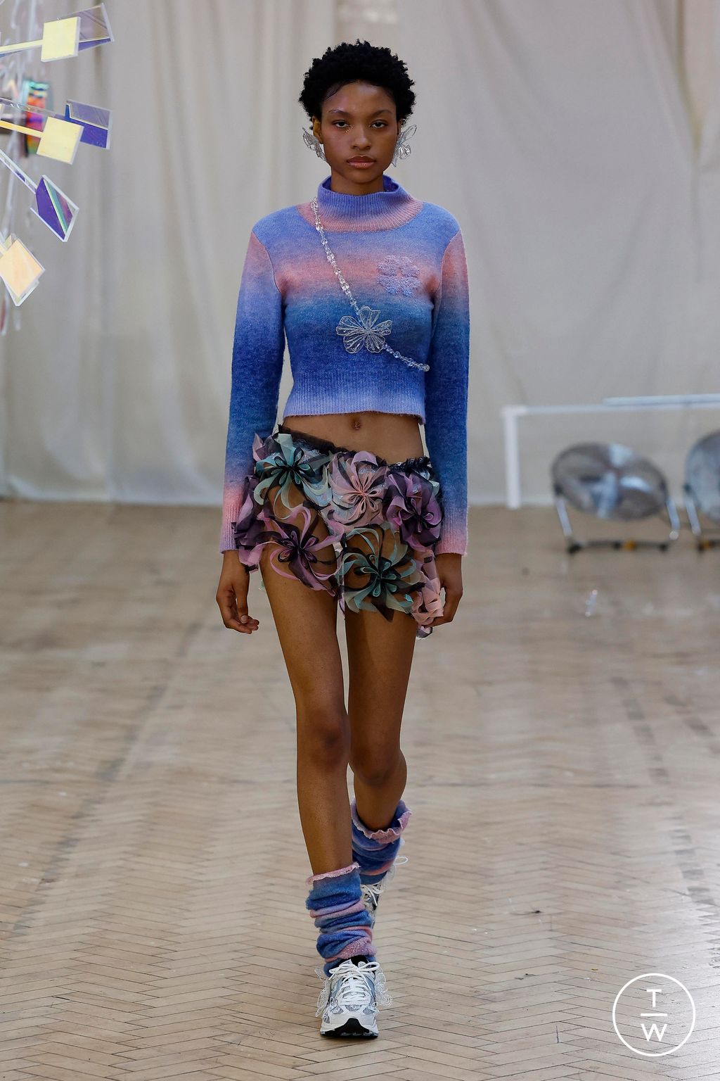 Fashion Week London Fall/Winter 2024 look 18 de la collection Susan Fang womenswear