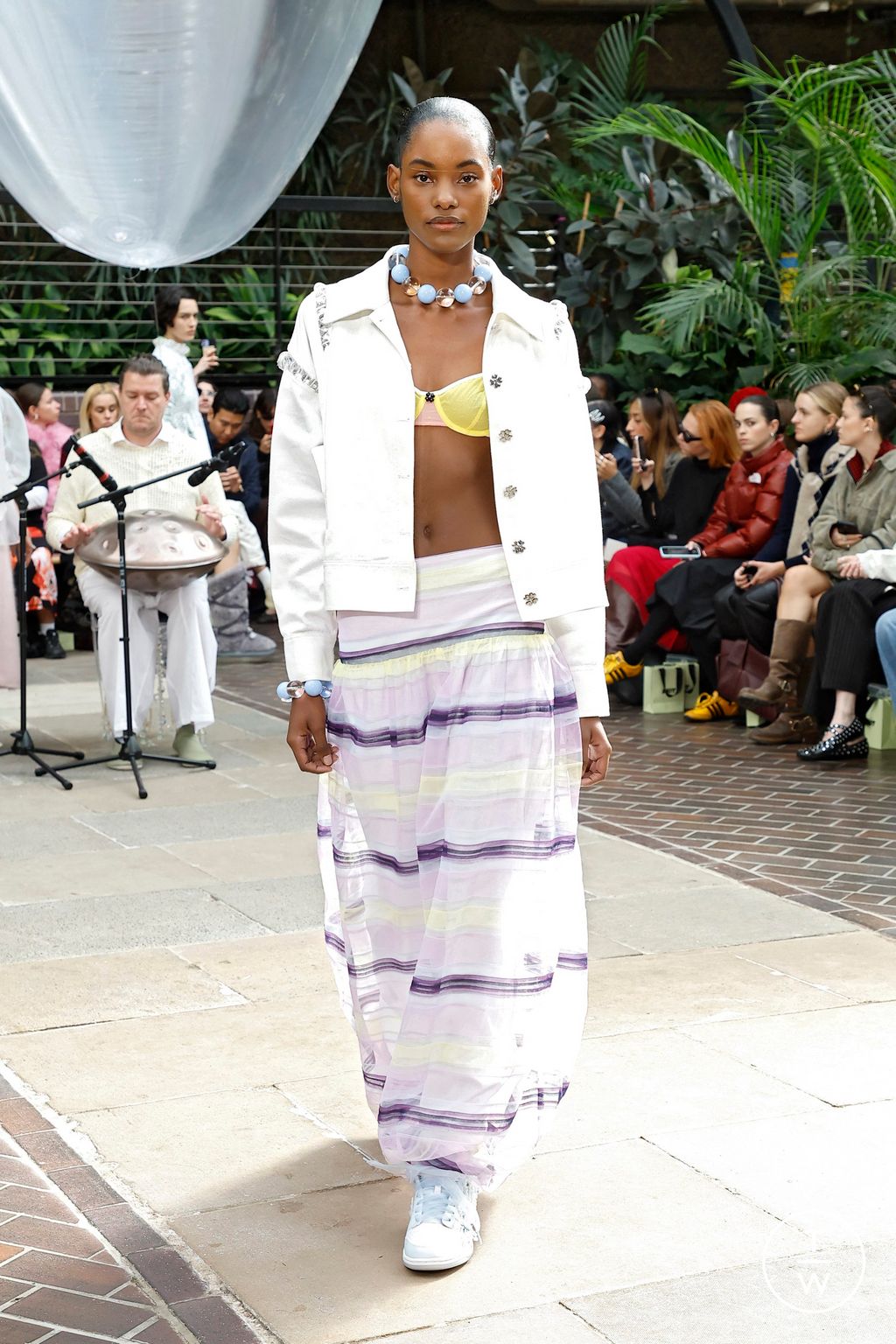 Fashion Week London Spring/Summer 2026 look 10 from the Susan Fang collection womenswear