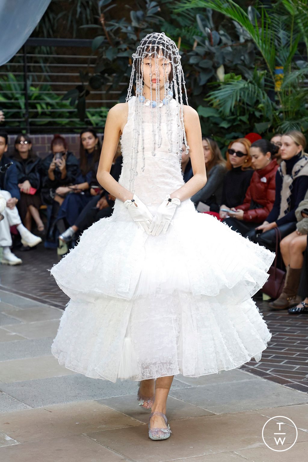 Fashion Week London Spring/Summer 2026 look 32 from the Susan Fang collection womenswear