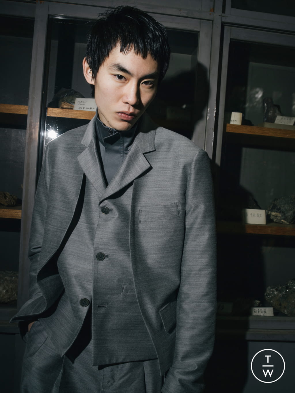 Fashion Week Paris Fall/Winter 2021 look 11 from the TAAKK collection 男装