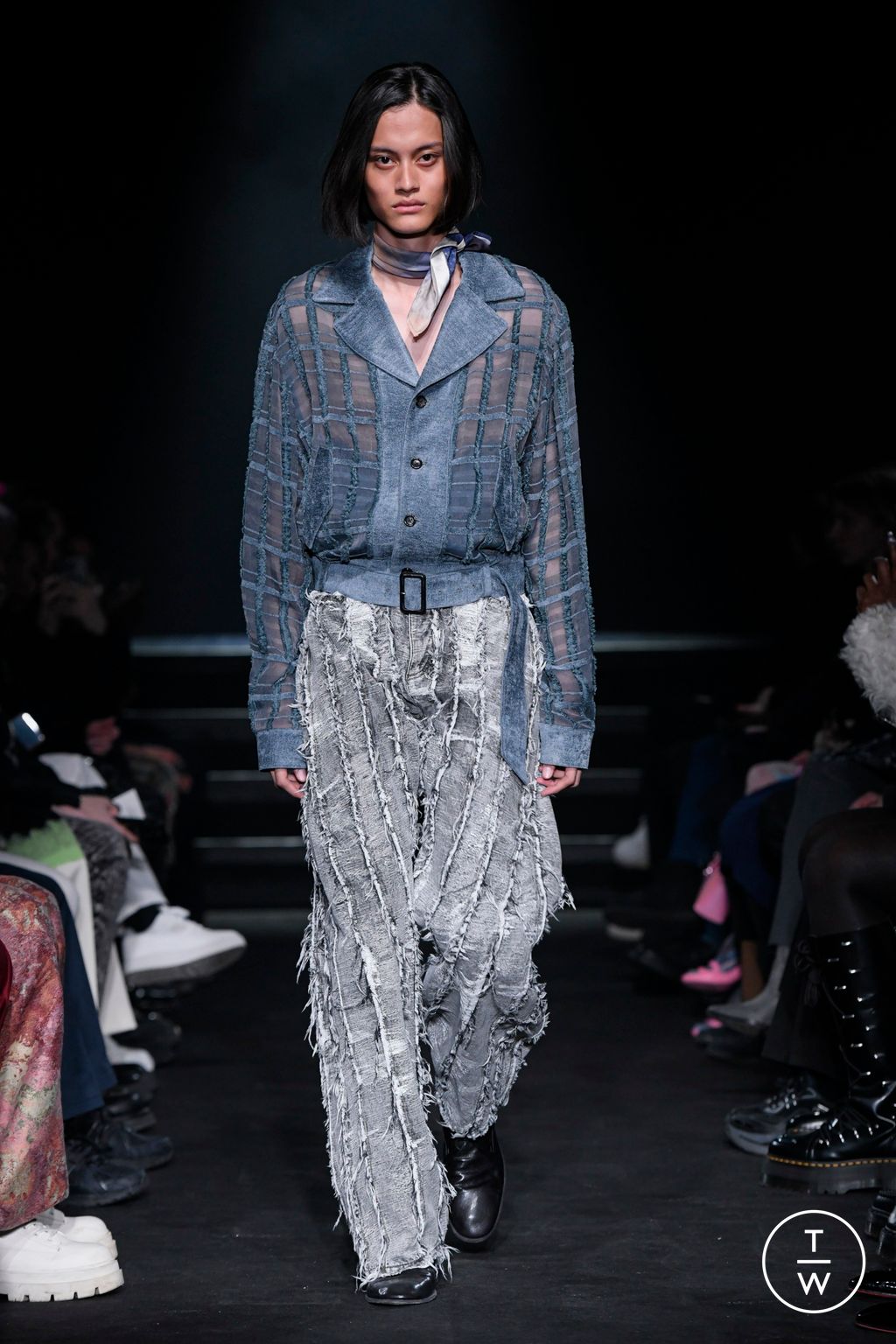 Fashion Week Paris Fall/Winter 2024 look 20 de la collection TAAKK menswear