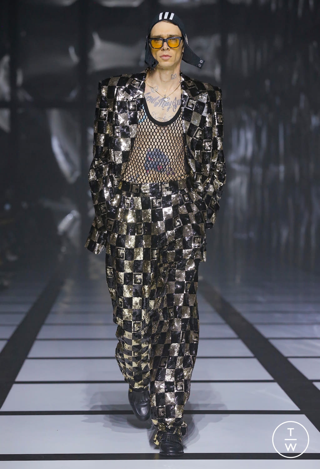 Fashion Week Milan Fall/Winter 2022 look 46 from the Gucci collection 女装