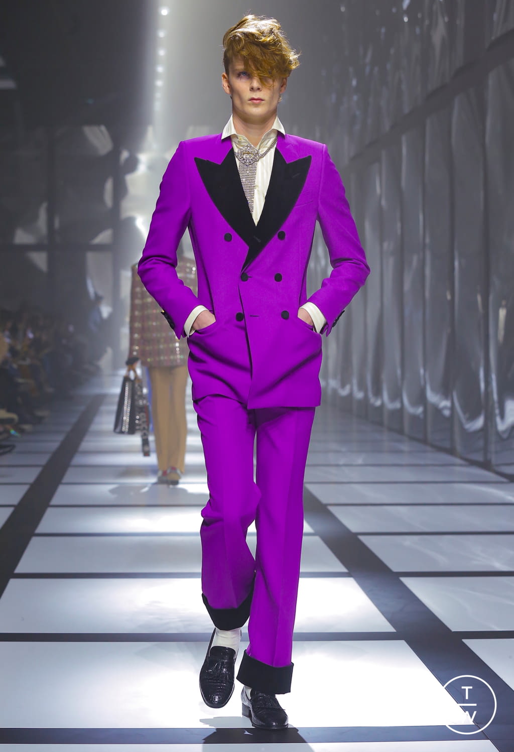 Fashion Week Milan Fall/Winter 2022 look 5 de la collection Gucci womenswear