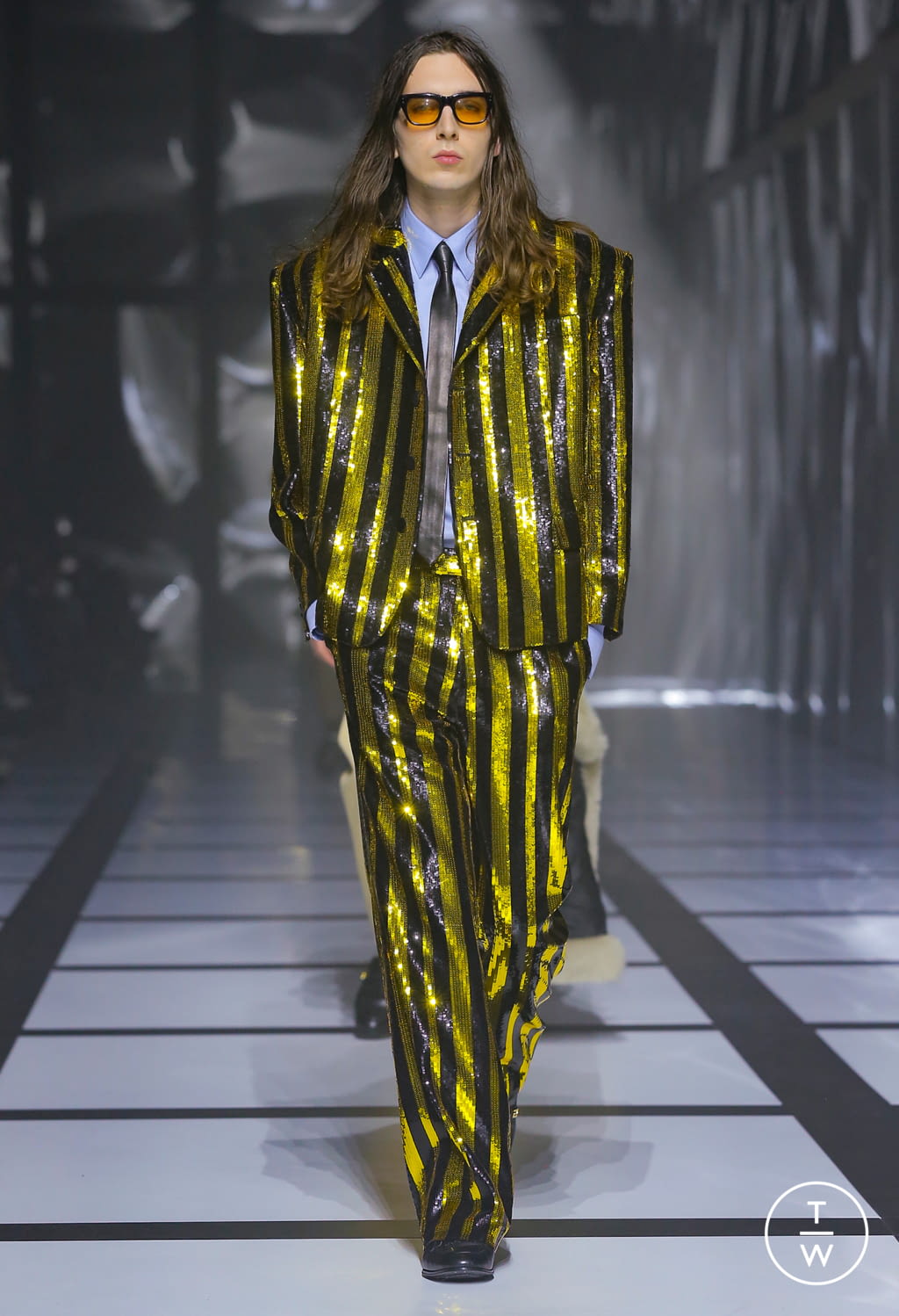 Fashion Week Milan Fall/Winter 2022 look 59 from the Gucci collection 女装