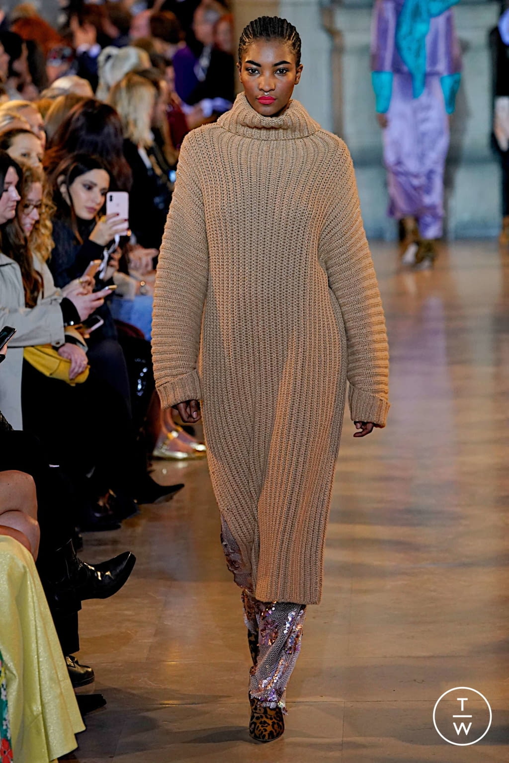 Fashion Week Paris Fall/Winter 2019 look 19 from the Talbot Runhof collection 女装