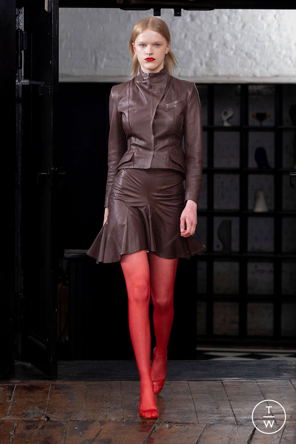 Fashion Week London Fall/Winter 2023 look 1 de la collection Talia Byre womenswear