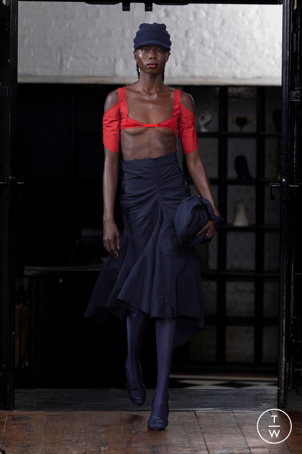 Fashion Week London Fall/Winter 2023 look 6 de la collection Talia Byre womenswear