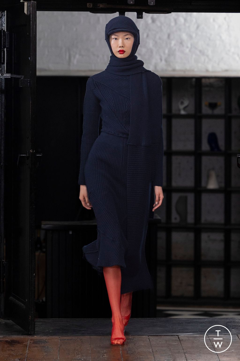Fashion Week London Fall/Winter 2023 look 11 de la collection Talia Byre womenswear