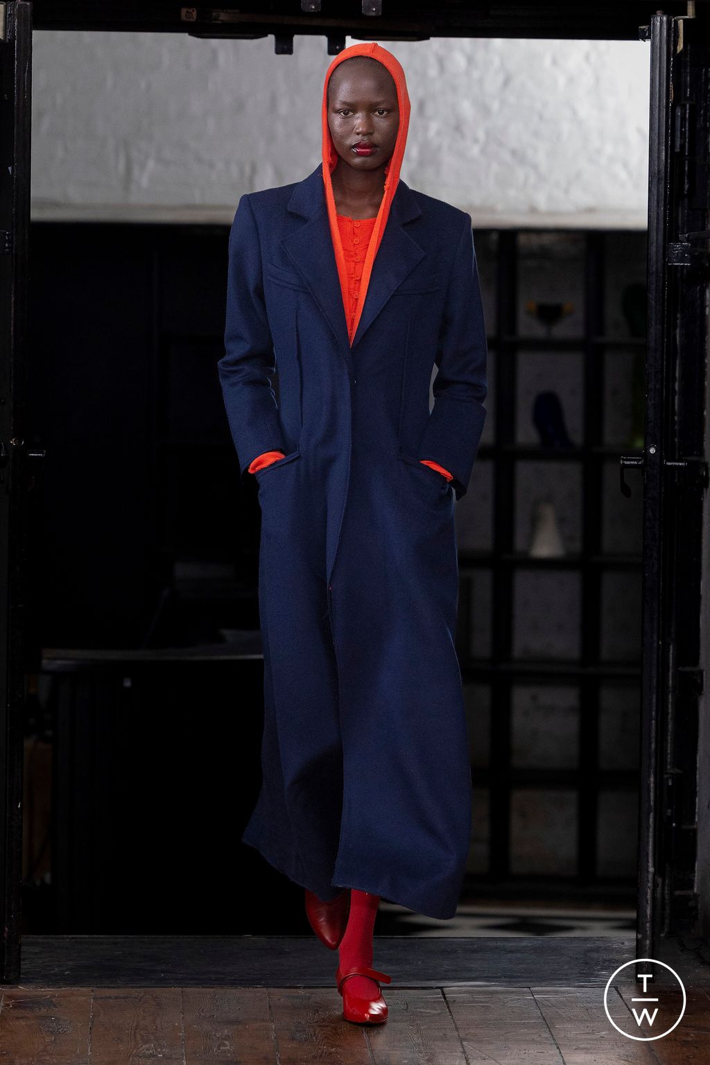 Fashion Week London Fall/Winter 2023 look 12 de la collection Talia Byre womenswear