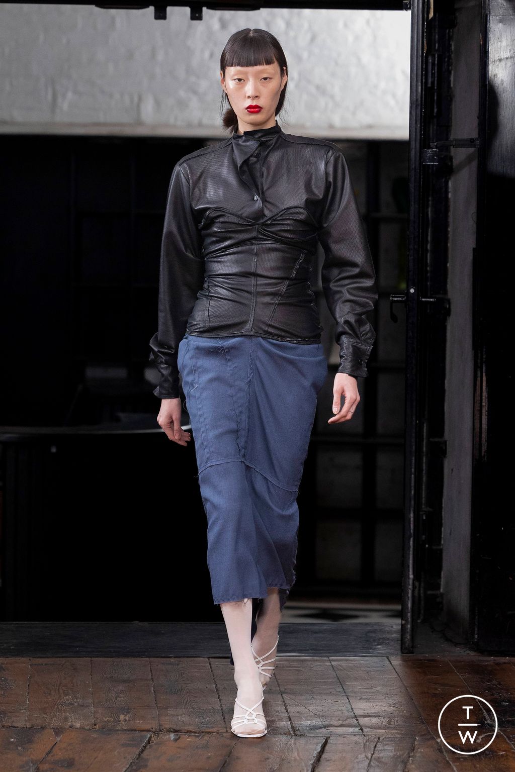 Fashion Week London Fall/Winter 2023 look 18 de la collection Talia Byre womenswear