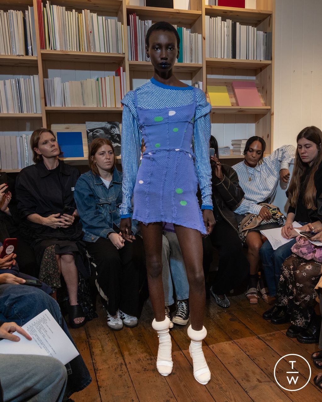 Fashion Week London Spring/Summer 2024 look 1 from the Talia Byre collection womenswear