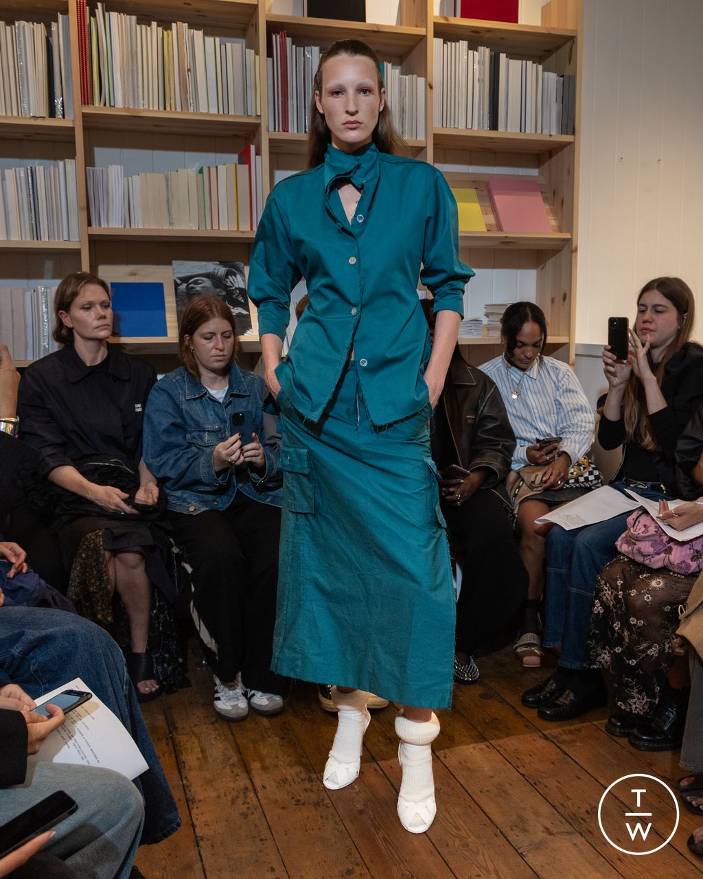 Fashion Week London Spring/Summer 2024 look 10 from the Talia Byre collection womenswear