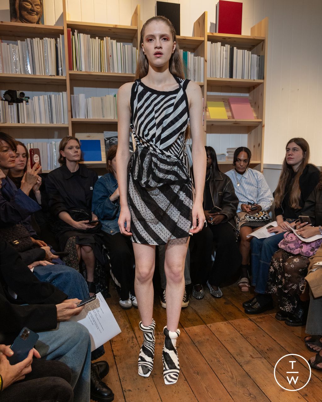 Fashion Week London Spring/Summer 2024 look 14 from the Talia Byre collection 女装